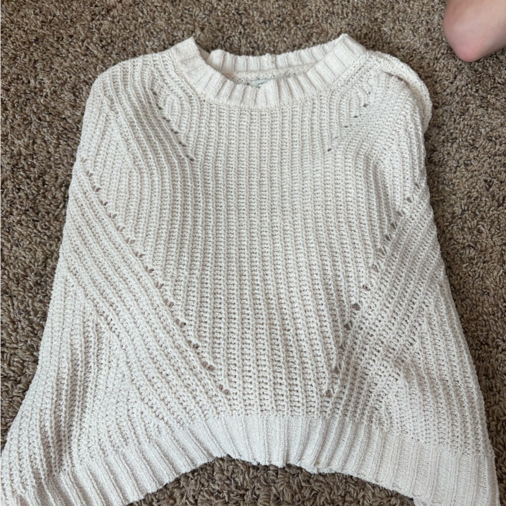 Cozy Cream Knit Sweater